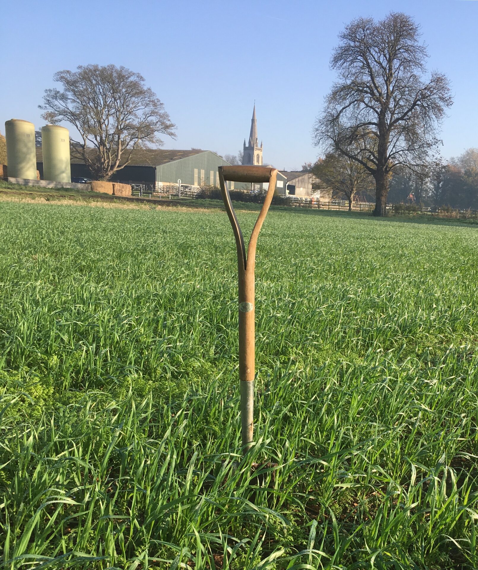 Farming at Revesby Estate - spade