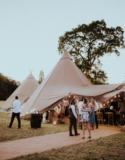 A Tipi Tribe wedding at Revesby Estate